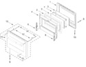 Diagram for Oven Door Parts (30 In)