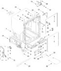 Diagram for Tub And Frame Parts