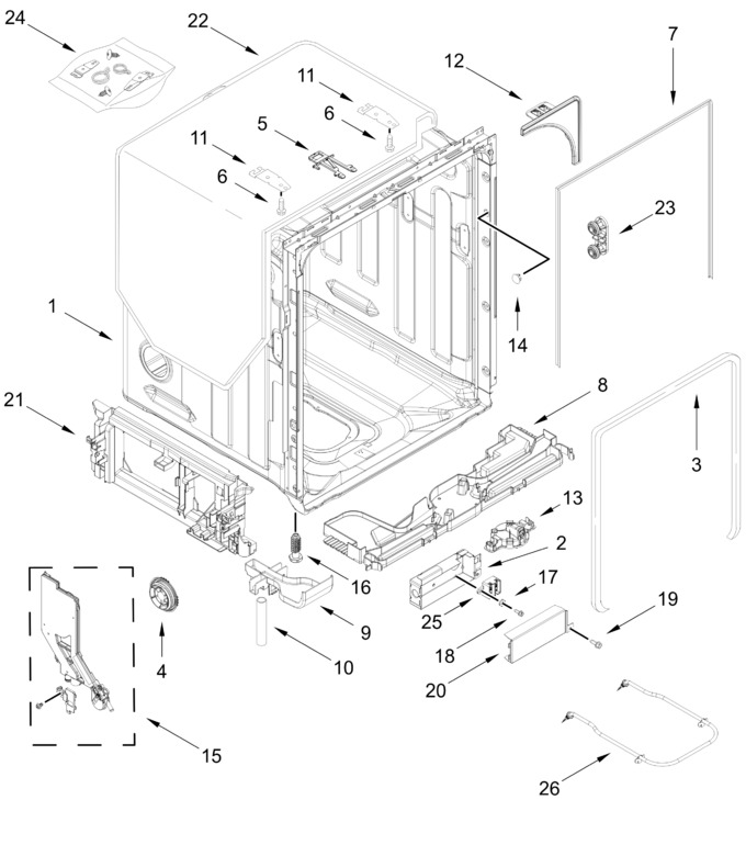 Diagram for WDT740SALW4