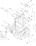 Diagram for Tub And Frame Parts
