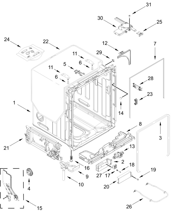 Diagram for KDFS224SBL0