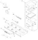 Diagram for Burner Box And Griddle Parts