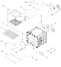 Diagram for Internal Oven Parts (30 In)