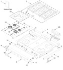 Diagram for Cooktop Parts