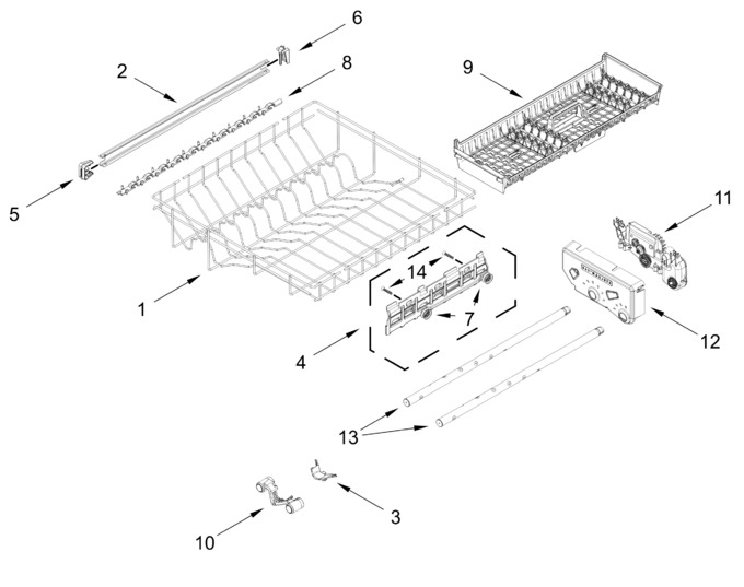 Diagram for KDTS434SPS0