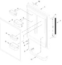Diagram for Refrigerator Door Parts