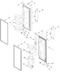 Diagram for Refrigerator Door Parts