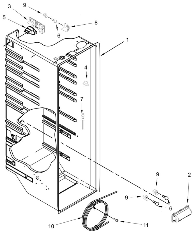 Diagram for WRS315SDHW01