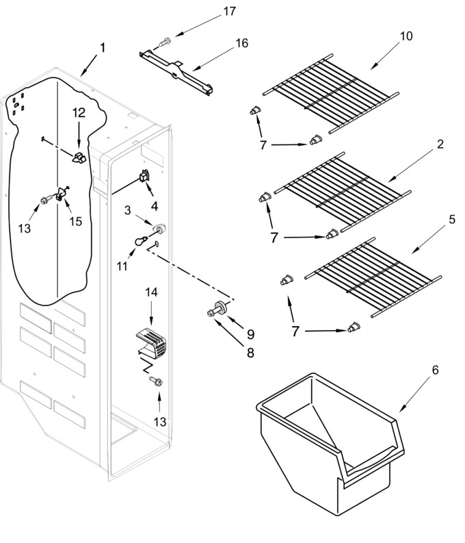 Diagram for WRS315SDHW01