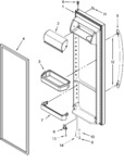 Diagram for Refrigerator Door Parts