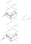 Diagram for Refrigerator Shelf Parts