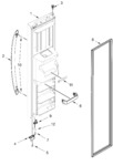 Diagram for Freezer Door Parts