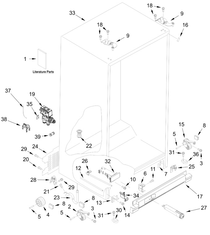 Diagram for WRS555SIHV00