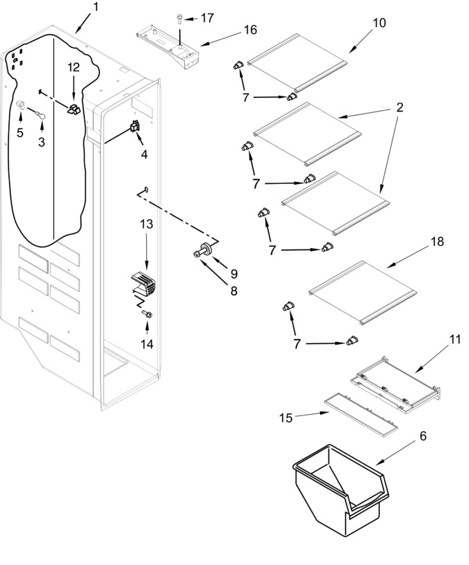 Diagram for WRS555SIHB00