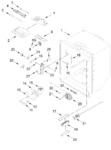 Diagram for Refrigerator Liner Parts