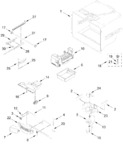 Diagram for Freezer Liner And Icemaker Parts