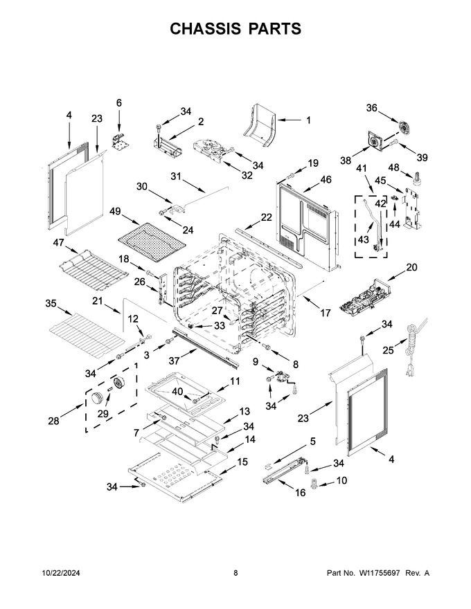 Diagram for WFGS7530RV1