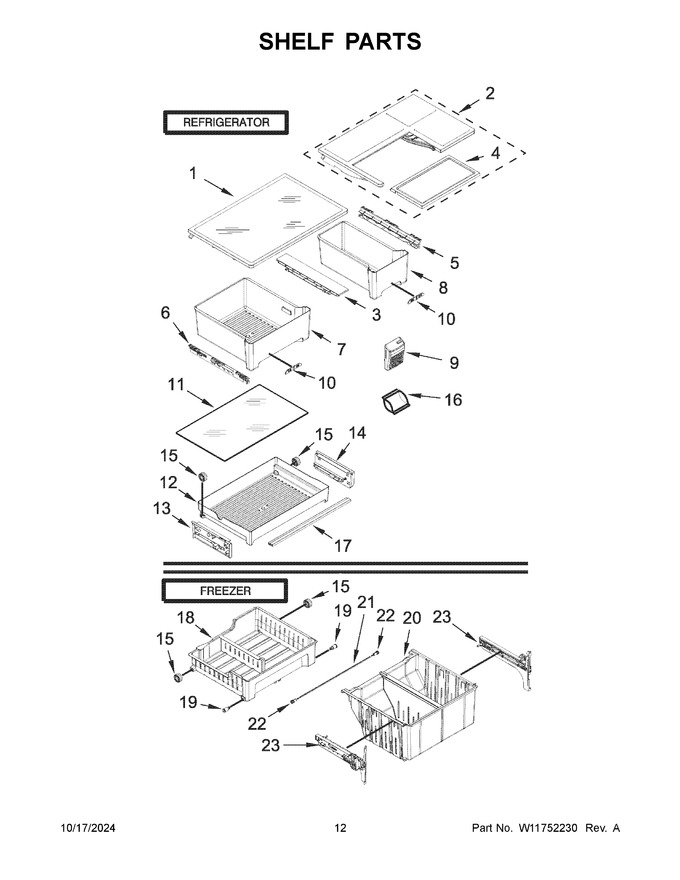 Diagram for WRFA60SFHZ05