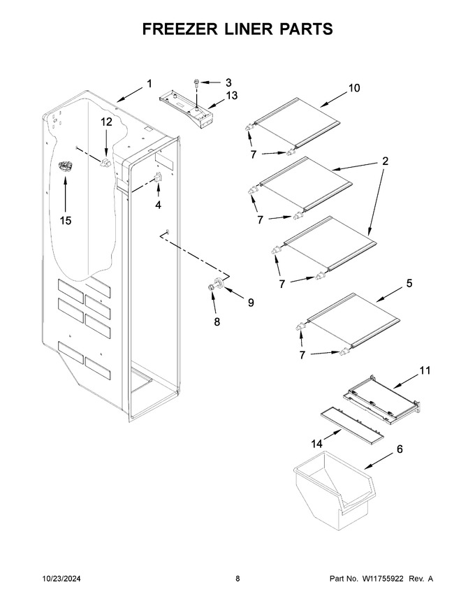 Diagram for WRS555SIHB07