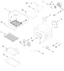 Diagram for Internal Oven Parts