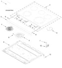 Diagram for Cooktop Parts