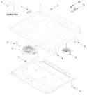 Diagram for Cooktop Parts