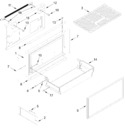 Diagram for Freezer Door And Basket Parts