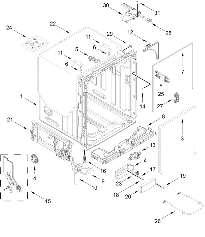 Diagram for KDTS424SBE0