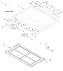 Diagram for Cooktop Parts