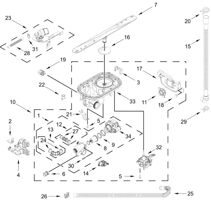 Diagram for KDFS424SPS0