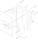 Diagram for Refrigerator Door Parts