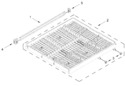 Diagram for Third Level Rack And Track Parts