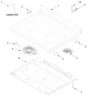 Diagram for Cooktop Parts