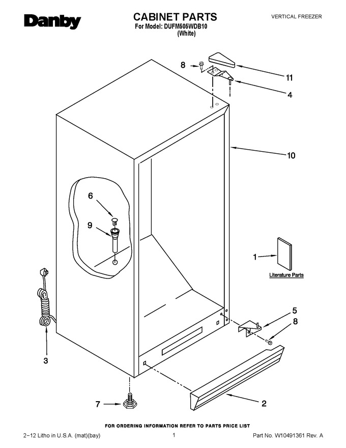 Diagram for DUFM505WDB10