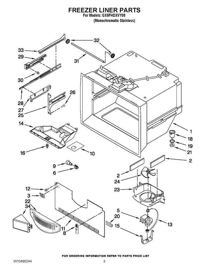Diagram for GX5FHDXVY08