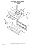 Diagram for 02 - Control Panel Parts