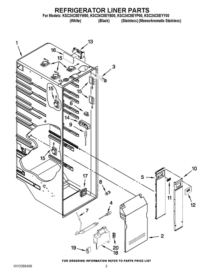 Diagram for KSC24C8EYW00