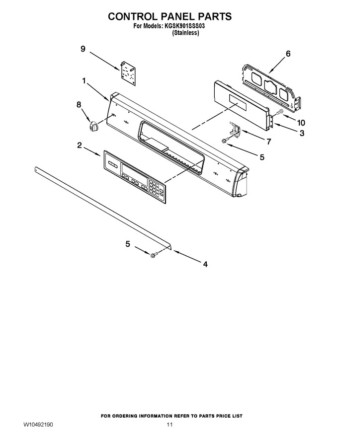 Diagram for KGSK901SSS03