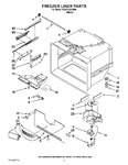 Diagram for 02 - Freezer Liner Parts