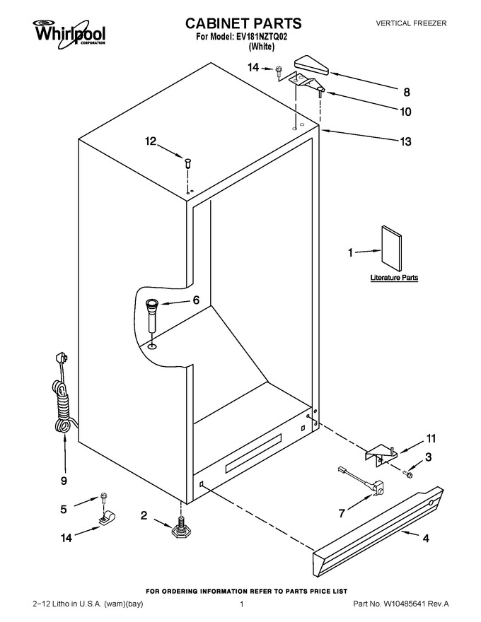 Diagram for EV181NZTQ02