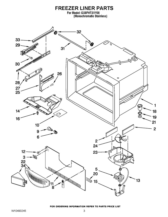 Diagram for GX5FHTXVY08