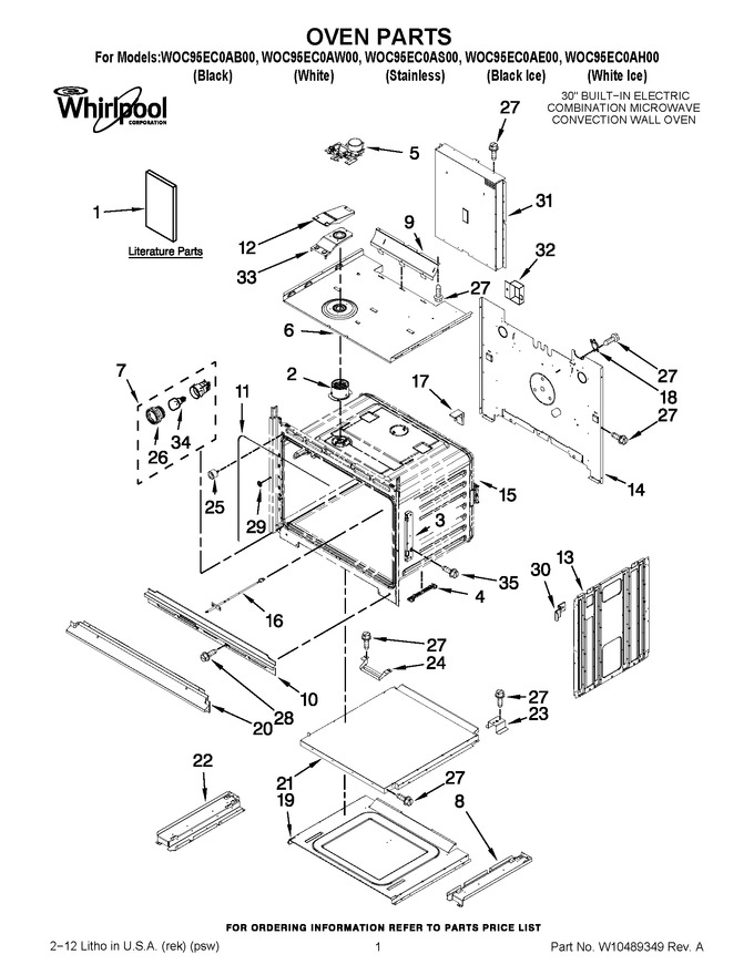Diagram for WOC95EC0AW00