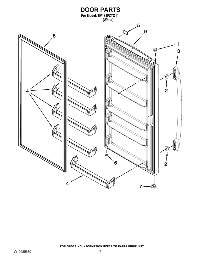 Diagram for EV181FZTQ11