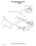 Diagram for 07 - Cooktop Burner Parts