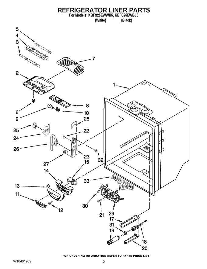 Diagram for KBFS25EWBL5