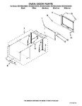 Diagram for 03 - Oven Door Parts