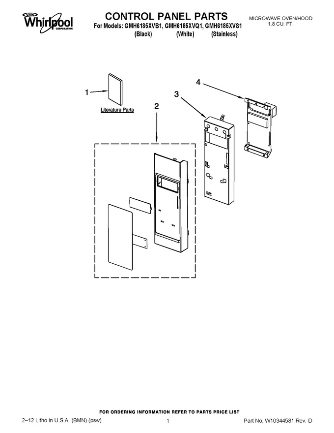 Diagram for GMH6185XVS1