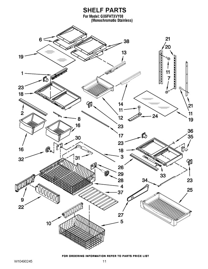 Diagram for GX5FHTXVY08