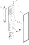 Diagram for Freezer Door Parts