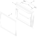 Diagram for Freezer Door Parts